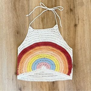 American Eagle Crochet Top